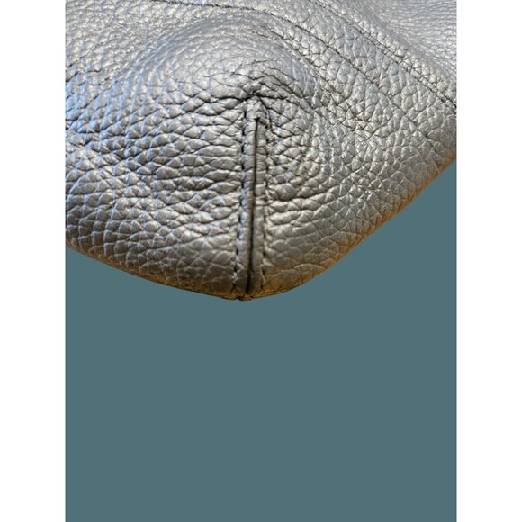 Coach Metallic Pebble Leather Chain Convertible Shoulder/Crossbody Bag - Picture 7 of 13